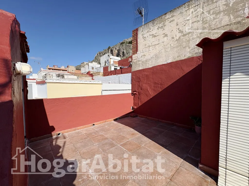 Terrasse - Reformed House with Terrace in Cullera Centre