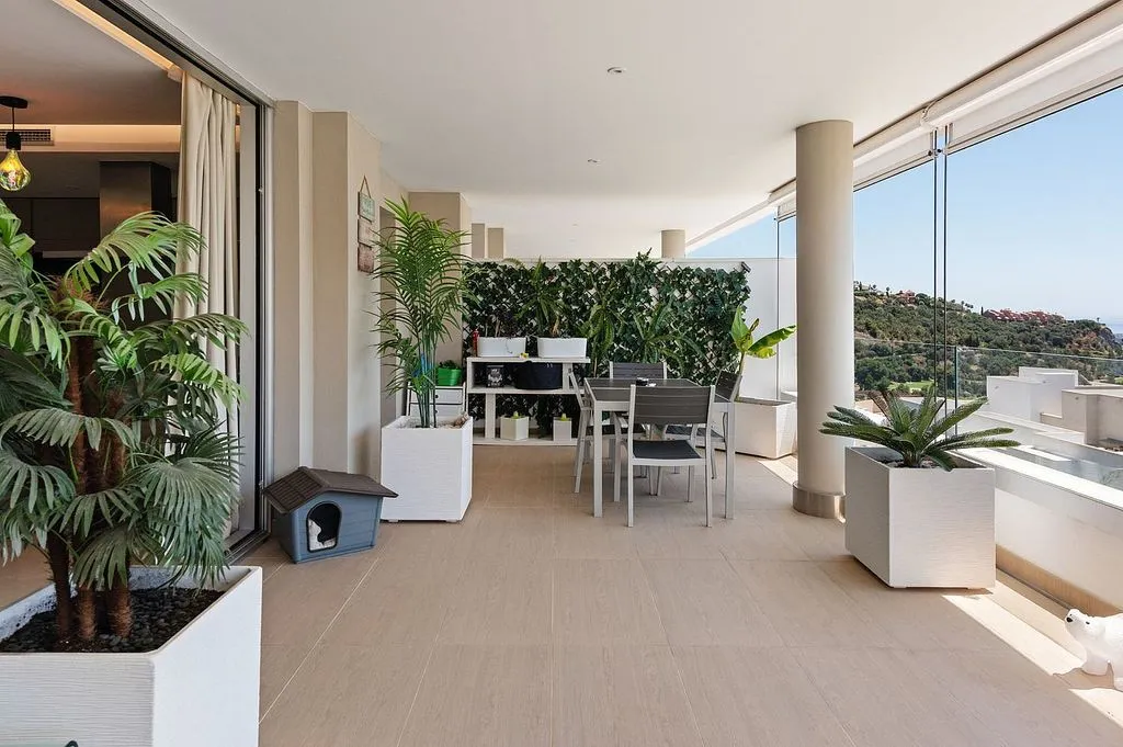 Terrasse - Apartment with Pool and Terrace in Benahavís