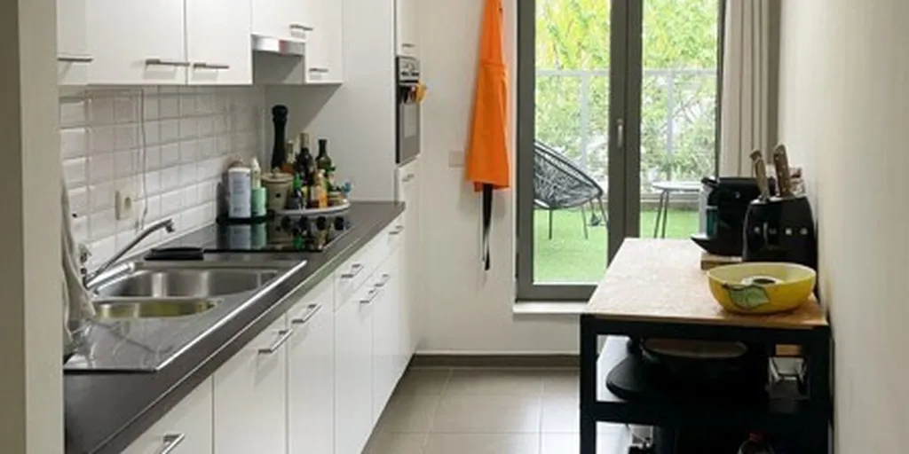 Kitchen - Apartment with Terrace in Central Ghent