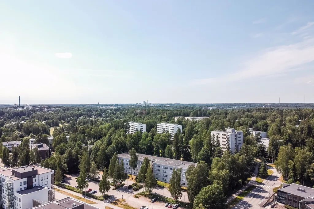 Õhuvaade - 1-Bedroom Apartment with Sauna in Tapiola, Espoo