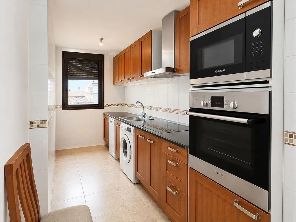 Cuisine - Bright Apartment with Pool in Alameda de la Sagra