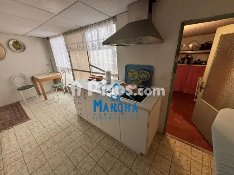 Köök - Apartment with Balcony near Albacete Fair