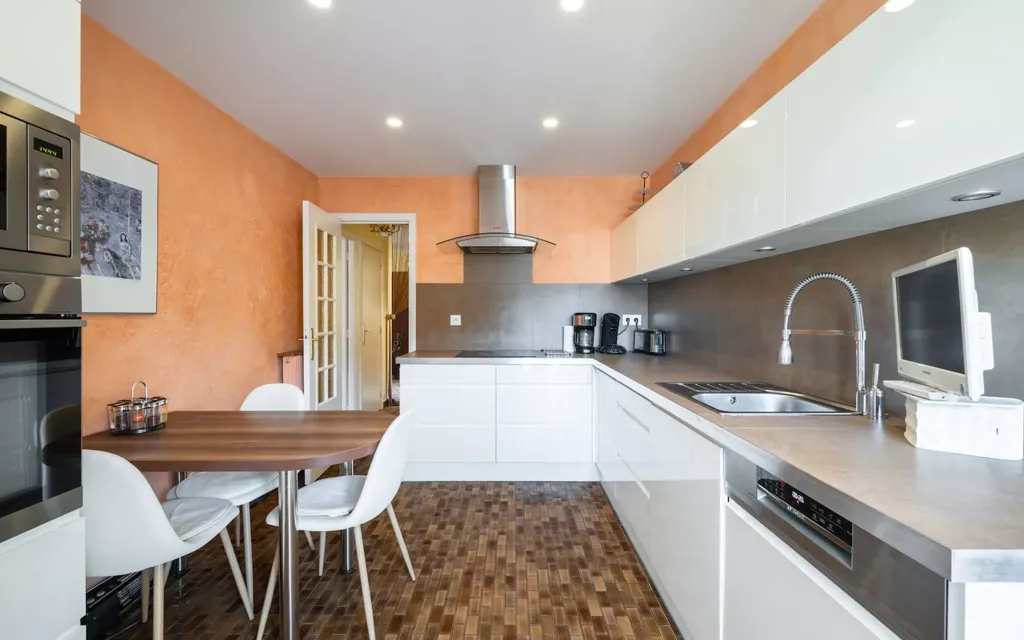 Köök - Penthouse with Rooftop Terrace in Nice