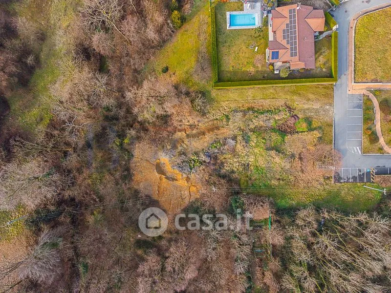 Vue aérienne - New Villa Construction with South Orientation in Cossato