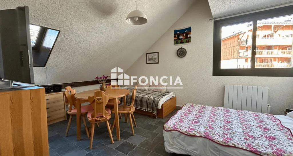 Camere da letto - Studio with Ski Access in Saint-François-Longchamp