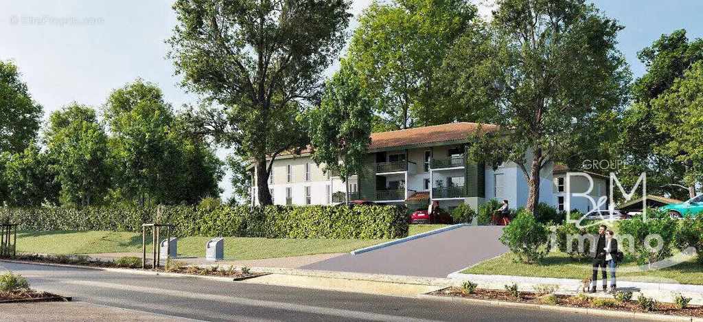 Extérieur - Appartement 4 Pièces avec Jardin à Castets