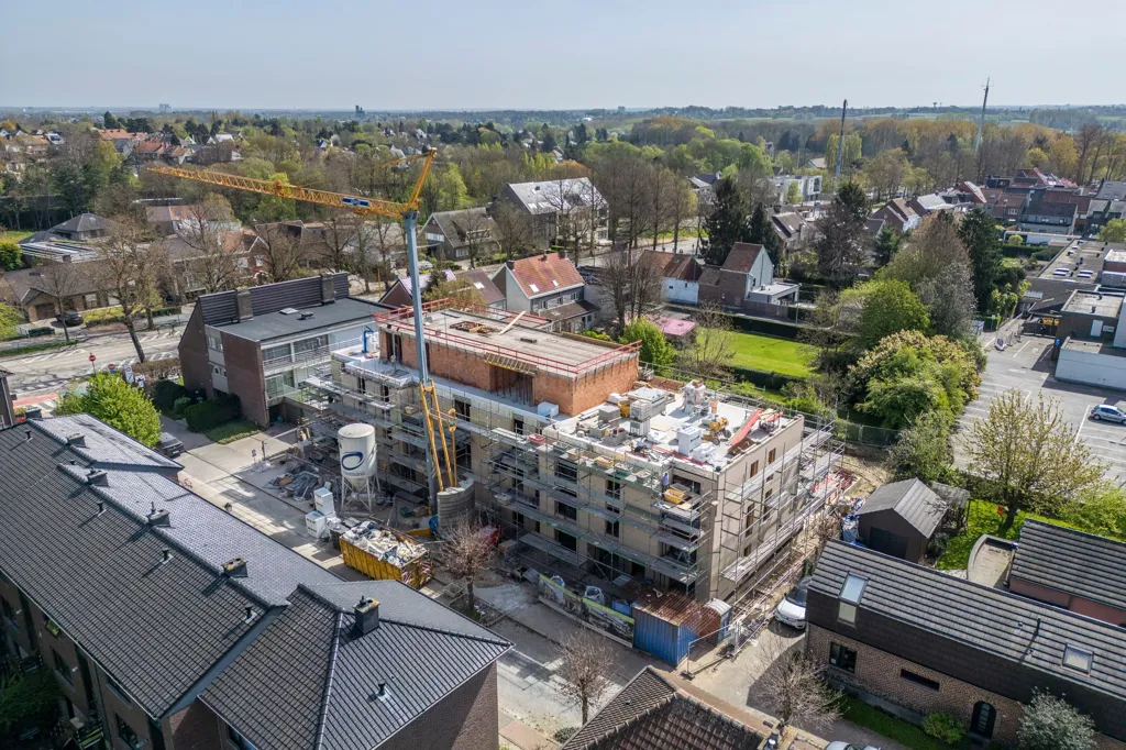 Vista aerea - Eco-Friendly Apartments with Terraces in Meise