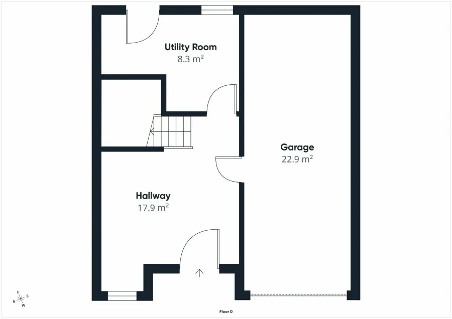 Floor Plan - Terraced House with Garden in Kopstal