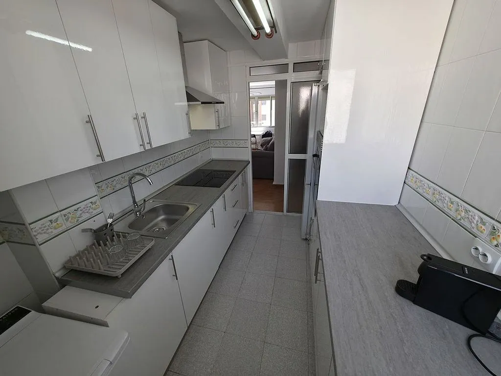Köök - Furnished Flat with Garden in Las Huertas