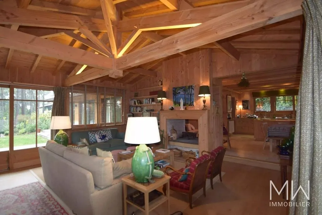 Séjour - Villa en Bois avec Vue Mer à Lège-Cap-Ferret
