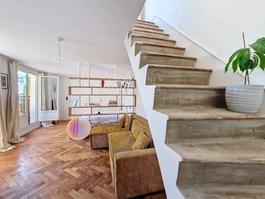 Séjour - Appartement 2 pièces à Paris 16ème