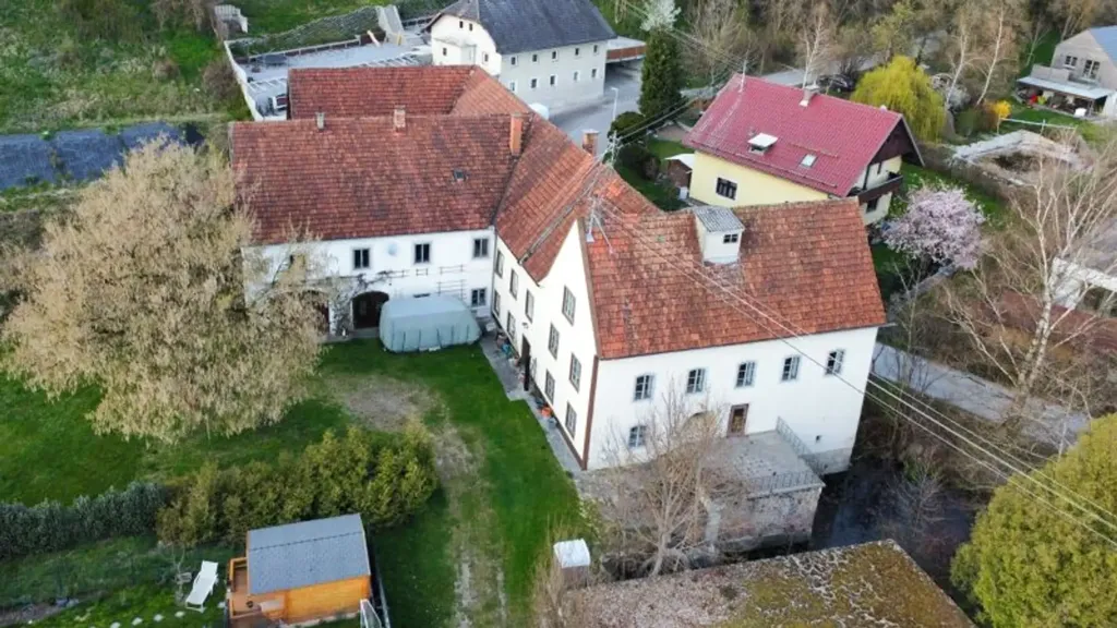 Vista aerea - Historic Mill with Schloss Proximity in Achleiten