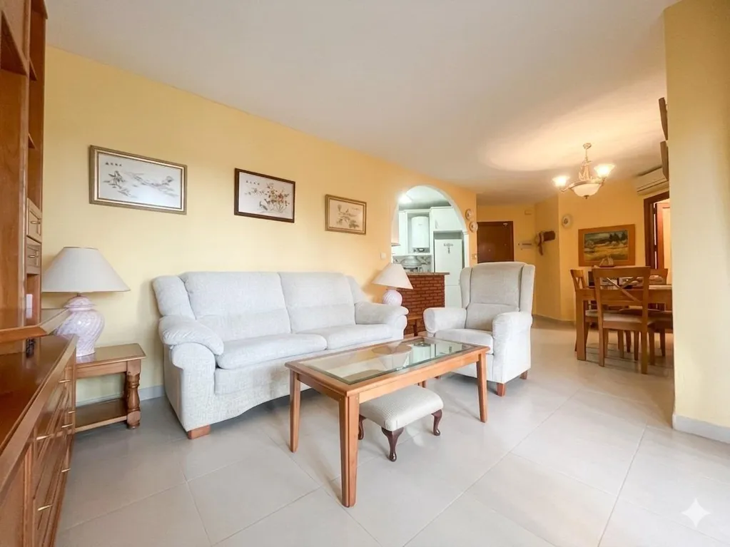 Séjour - Flat with Terrace in La Carihuela, Torremolinos
