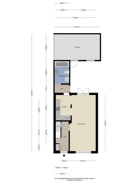 Plan - Corner House with Patio in Terneuzen