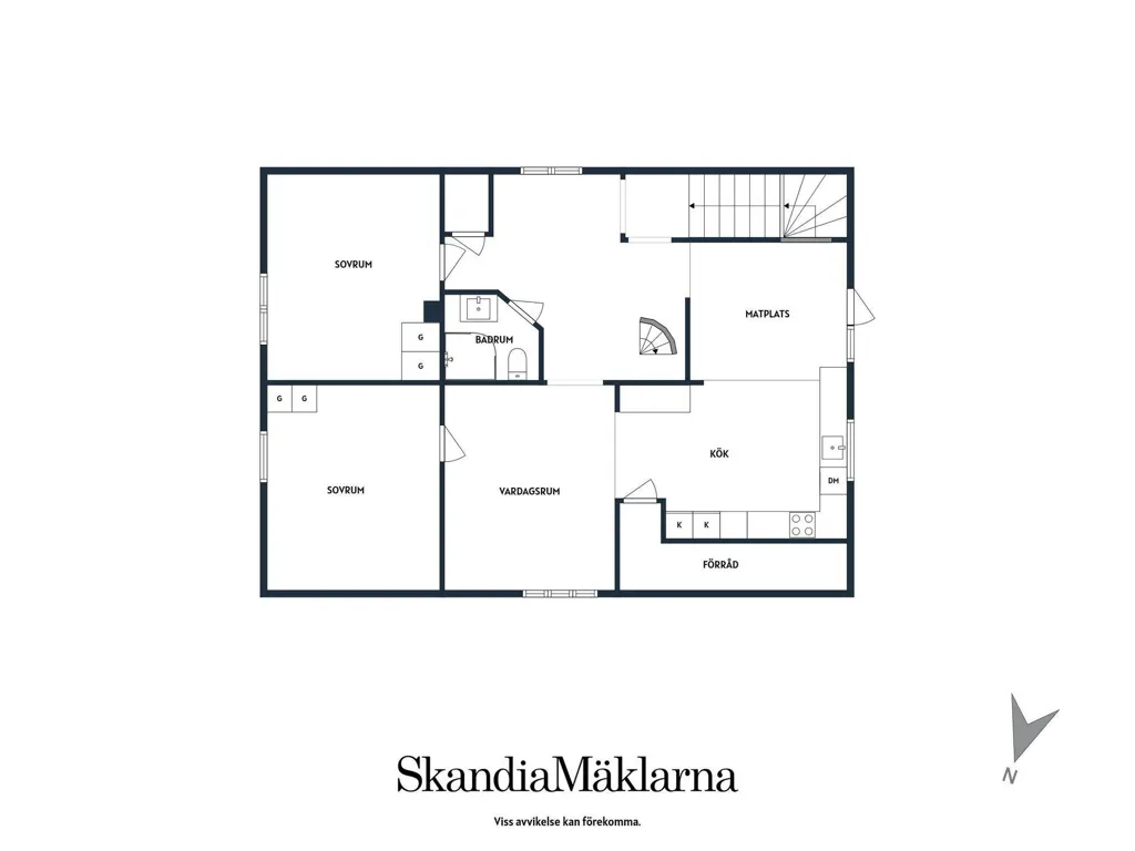 Plan - Spacious Villa with Garden in Tibro