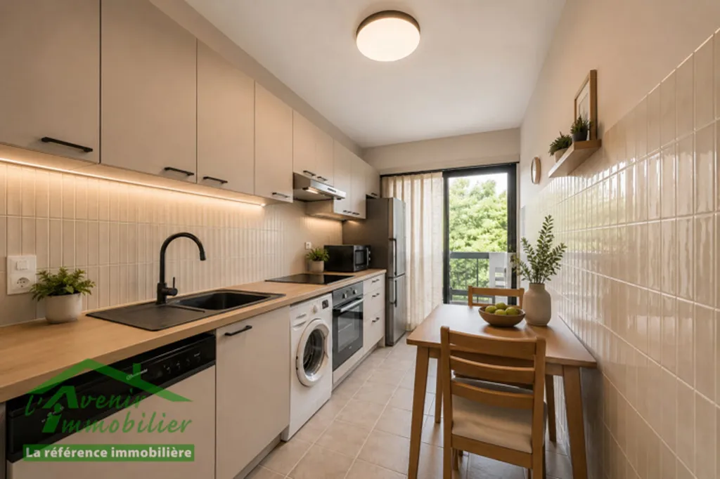 Cuisine - Appartement 2 Chambres avec Terrasses à Gilly