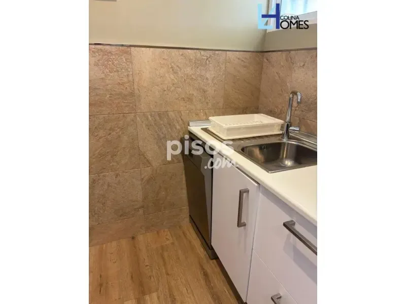 Köök - Beachfront Apartment with Pool in Playamar