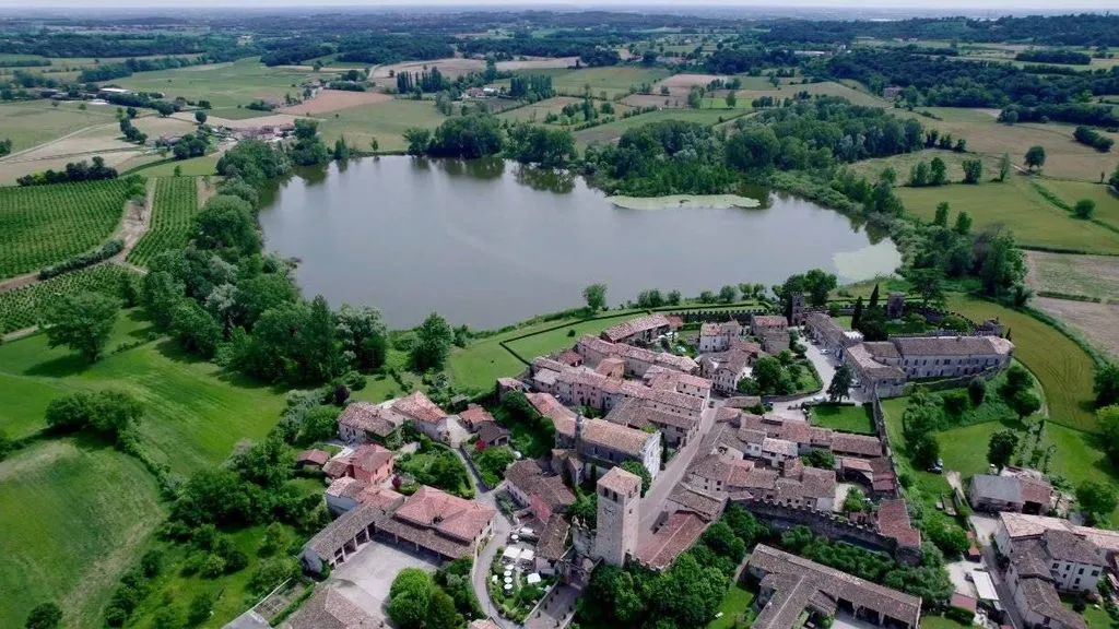Vue aérienne - Contemporary Villa with Pool in Monzambano