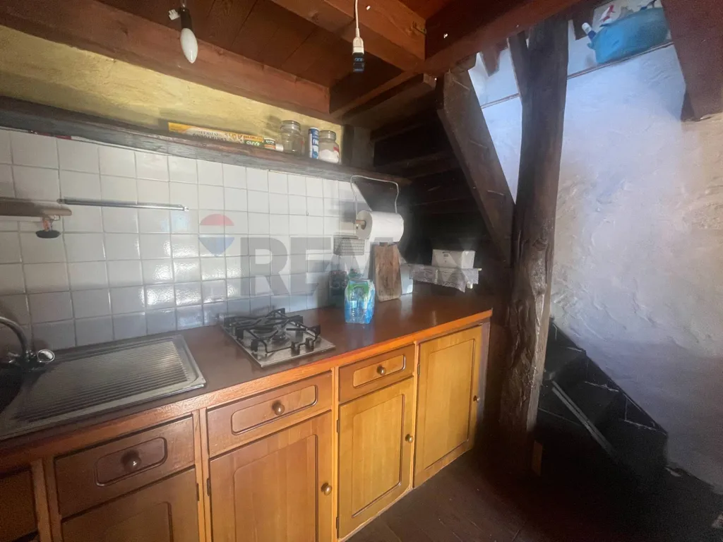 Köök - Chalet with Mountain View in Valle Cannobina
