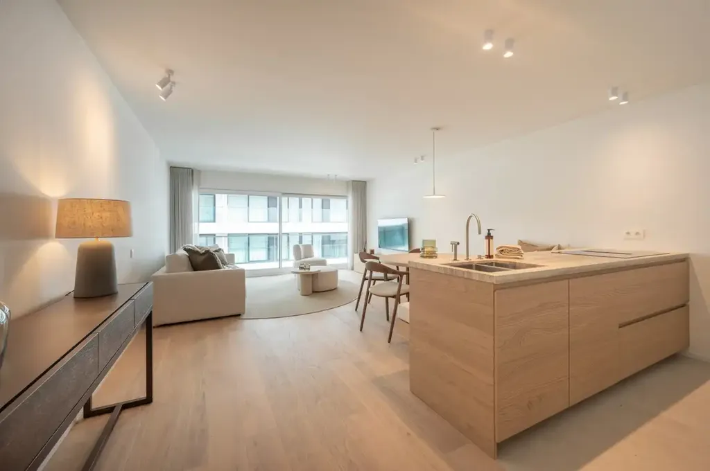 Cuisine - Appartement Rénové dans le Triangle d'Or à Anvers