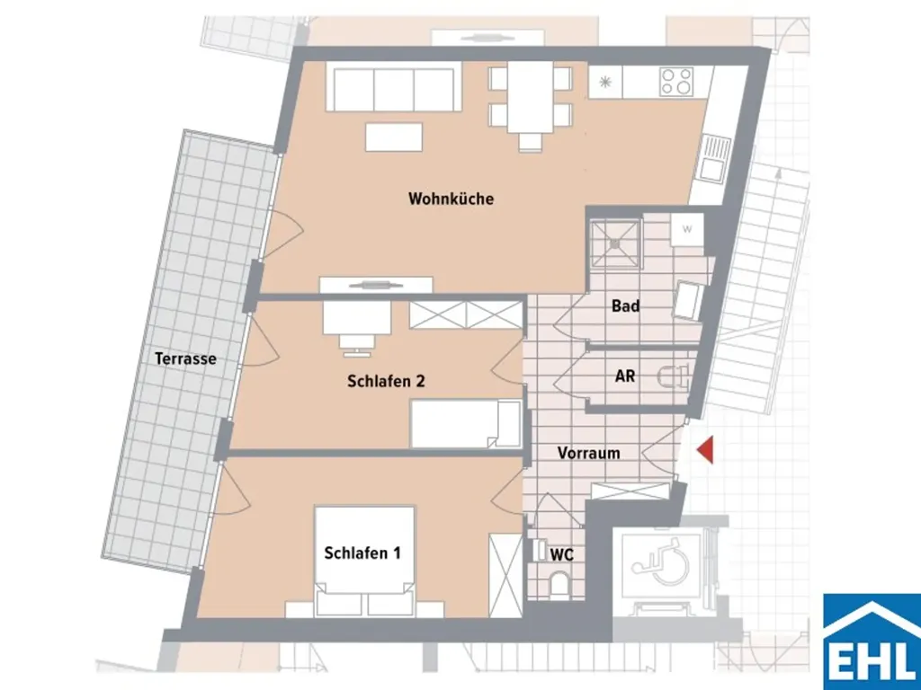 Plan - Modern Apartments with Private Balconies in Atzgersdorf