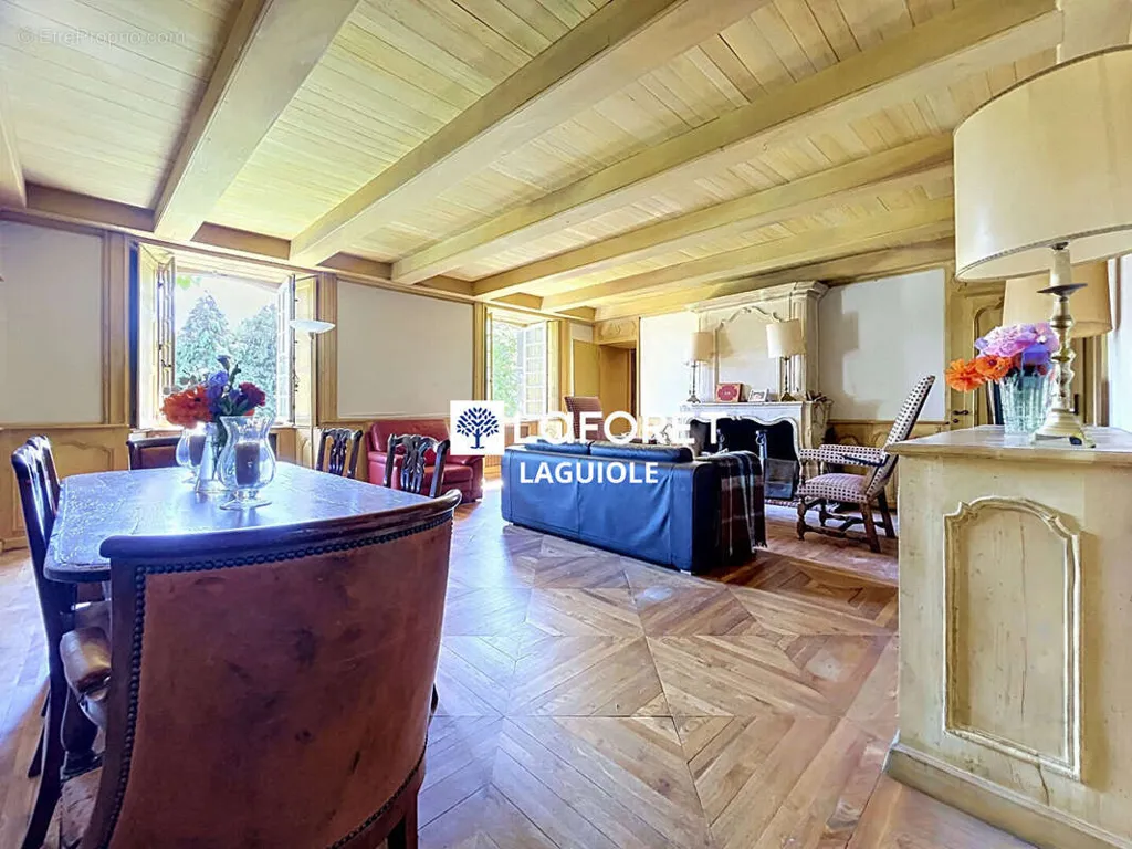 Salle à manger - Propriété de Caractère avec Jardin à Chaudes-Aigues