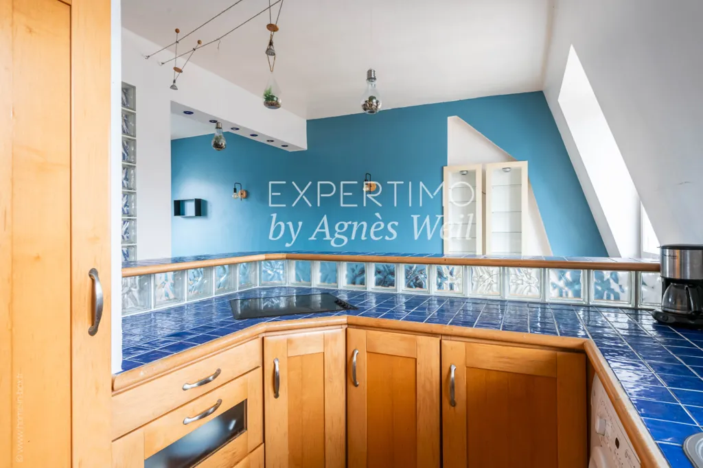 Köök - Bright 2-Bedroom Apartment with Cave in Saint-Cloud