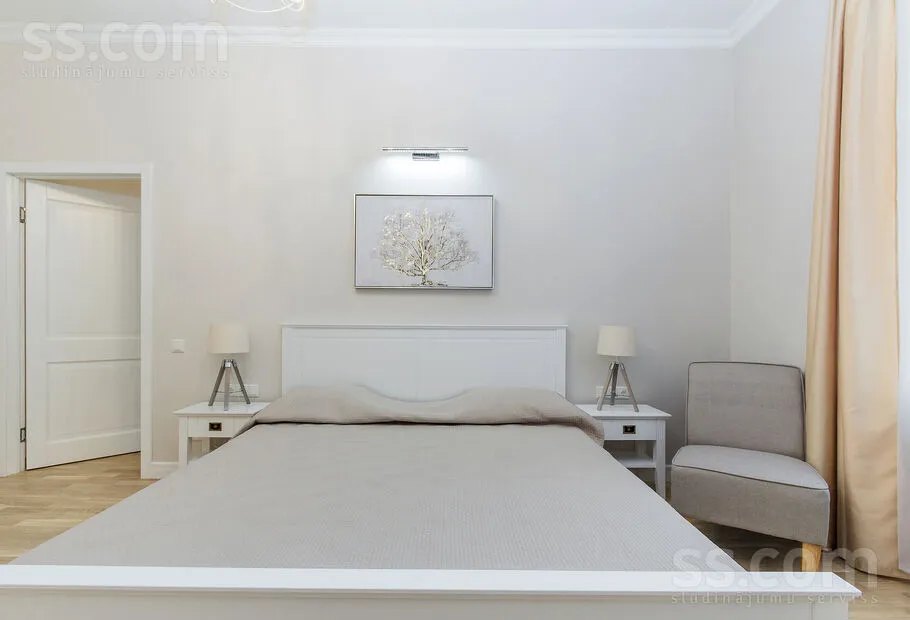 Magamistoad - Modern Apartment with Courtyard View in Riga Centre