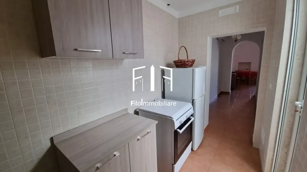 Köök - Apartment with Terrace in Torre Santa Sabina, Carovigno