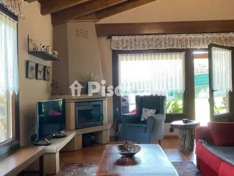 Living Room - Chalet with Picos de Europa Views in Arriondas