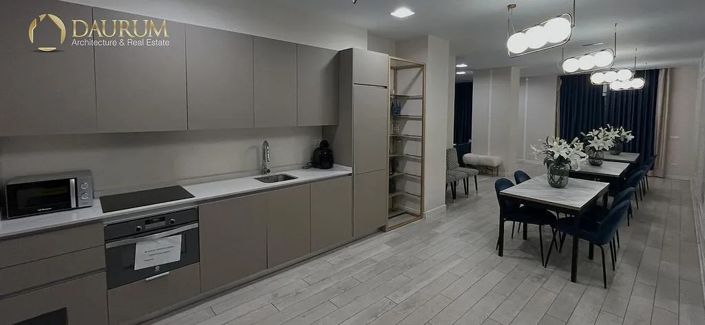 Köök - Apartment with Pool and Terrace in Valdezarza
