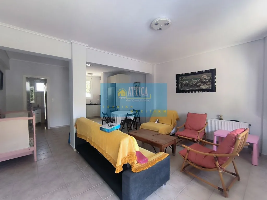 Living Room - Detached House with Sea View near Harakas