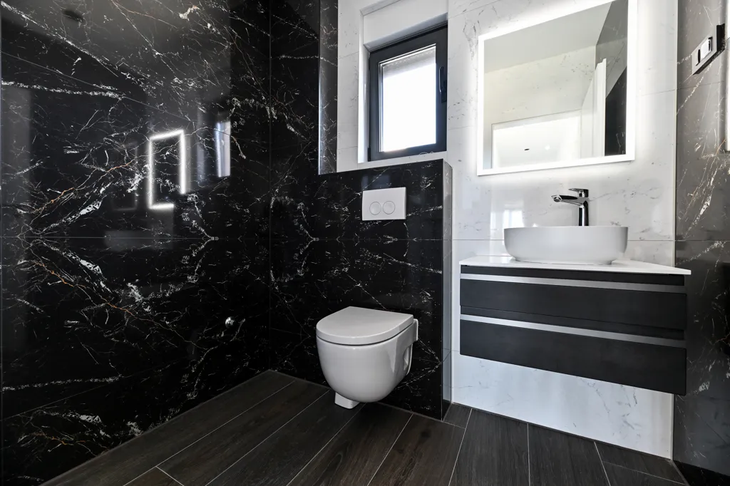 Salles de bain - Luxury Apartment with Sea View in Sukošan