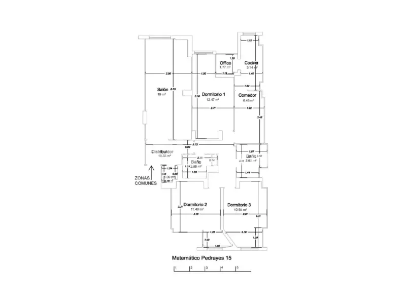 Plaan - Spacious Flat with Garage in Oviedo Centre