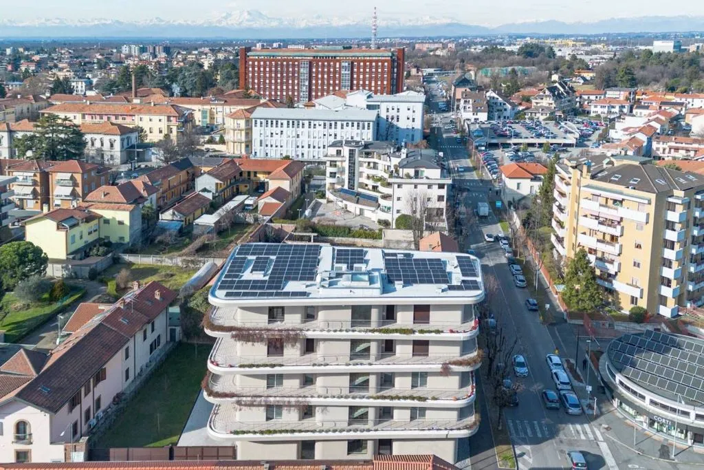 Aerial - Luxury Flat with Terrace in Busto Arsizio