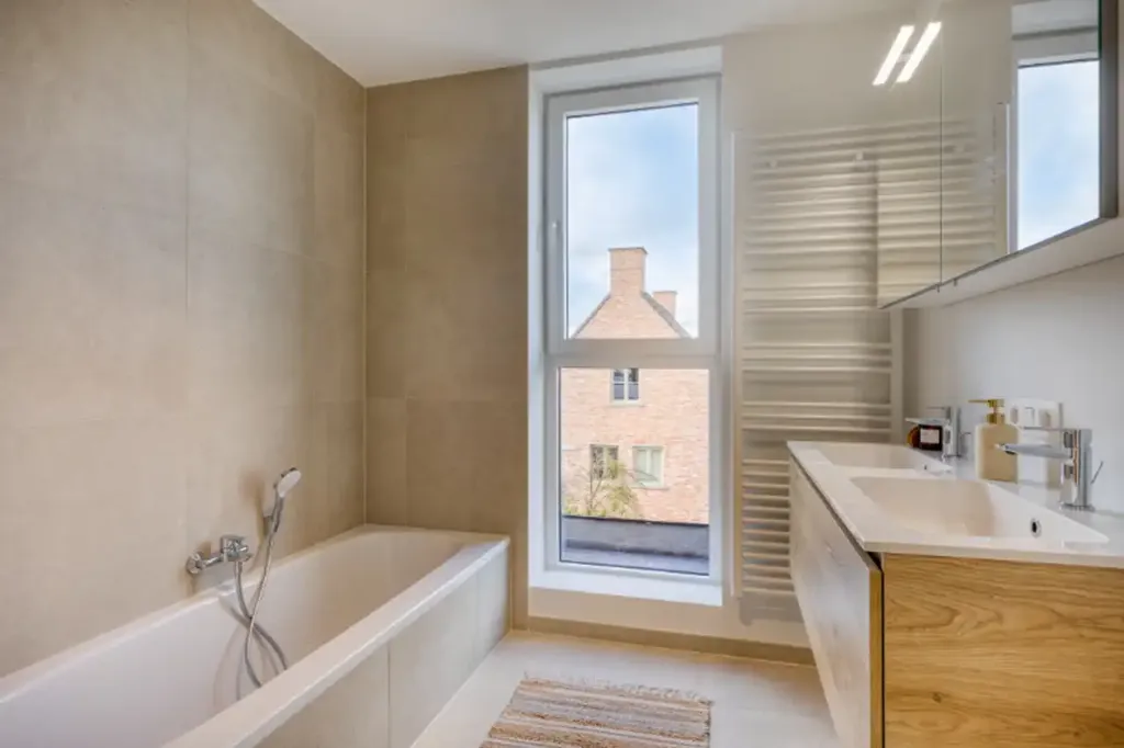 Bathrooms - Apartment with Private Terrace in Denderleeuw