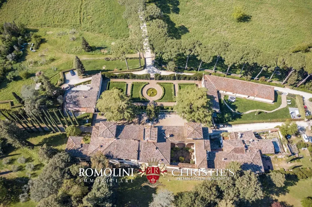 Vue aérienne - Historic Villa with Panoramic Views near Florence