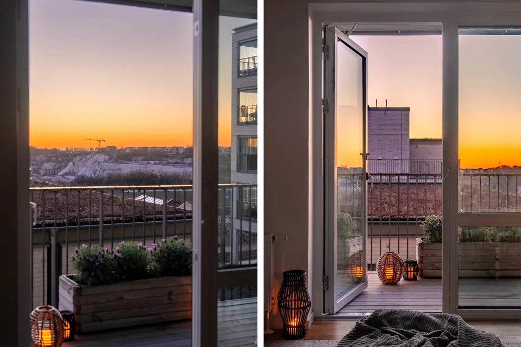 Balcone - Modern Two-Bedroom Flat with Balcony in Skåne