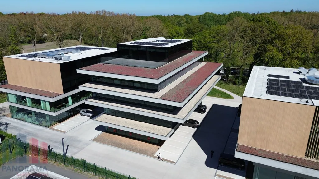 Aerial - Office Space with Highway Access in Bruges