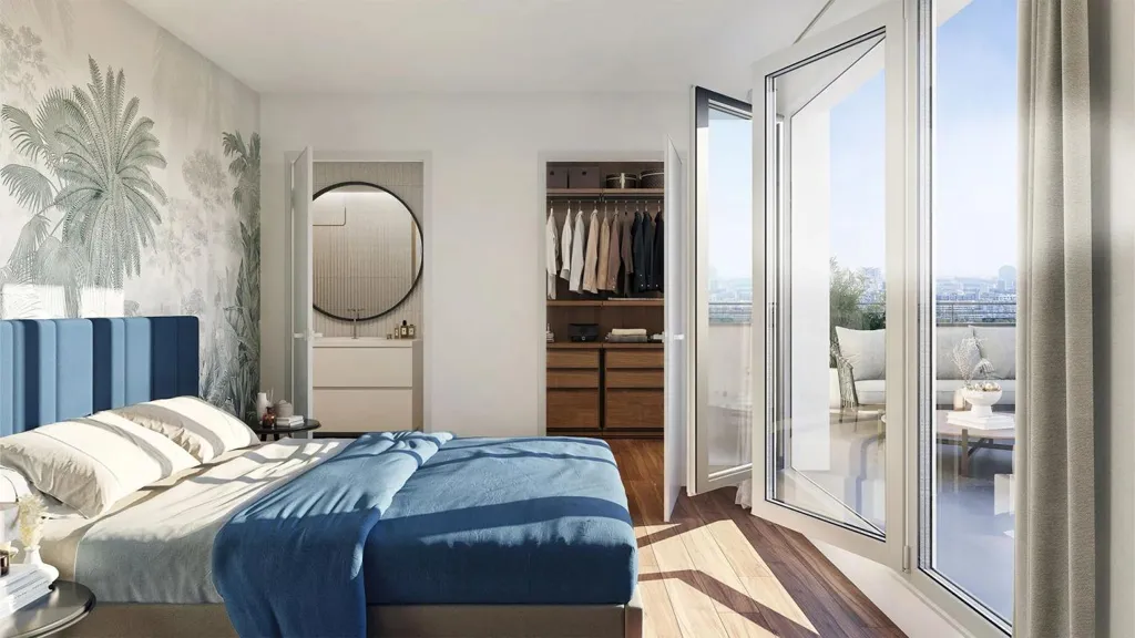 Chambres - Appartement Neuf T4 avec Balcon à Maisons-Alfort