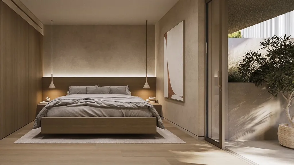 Bedrooms - Modern Apartment with Pool in Paleo Psychiko