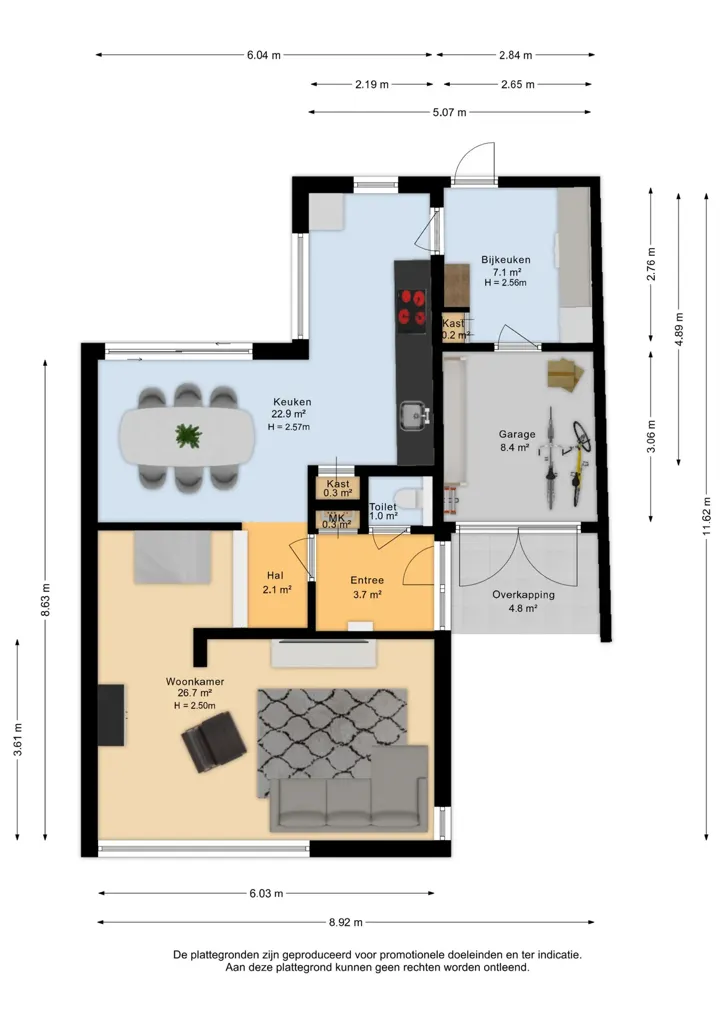 Plano - Luxury Two-Storey House with Garden in Middelburg