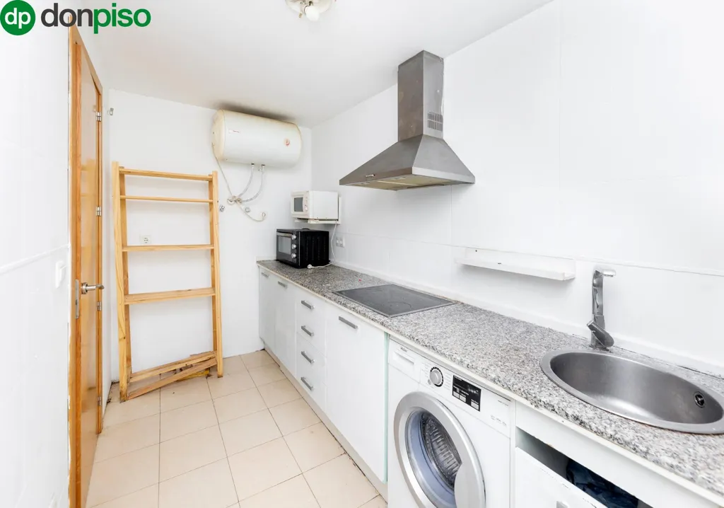Pesuköök - Twin-bedroom Flat with Terrace in Monachil