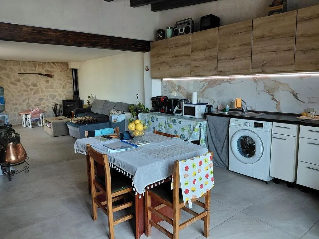 Cuisine - Rustic House with Pool and Terrace in Sant Joan