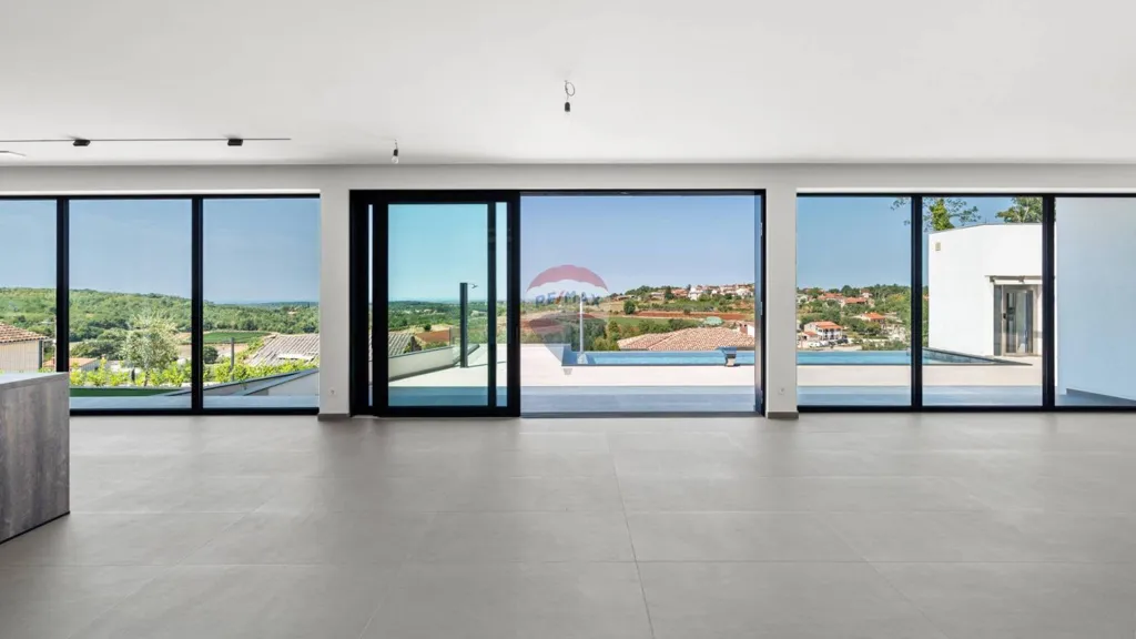 Séjour - Luxury Villa with Infinity Pool in Vižinada