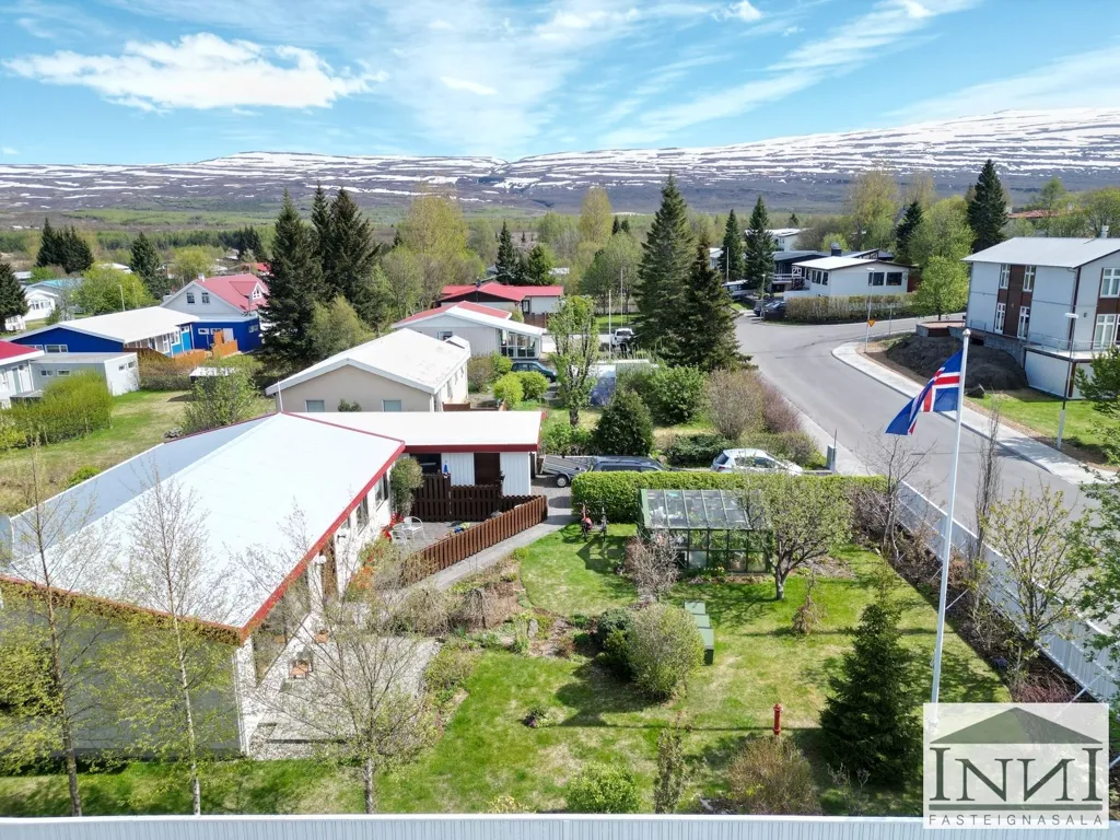 Vue aérienne - Five-Bedroom House with Studio in Reykjavik