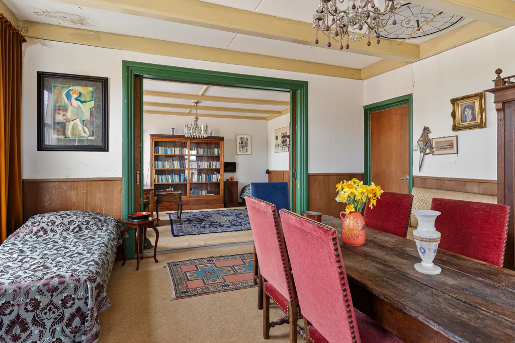 Sala da pranzo - Monumental House with Waddenzee View in Wierum