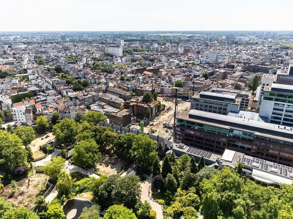 Vue aérienne - Appartement Neuf avec Terrasse à Anvers