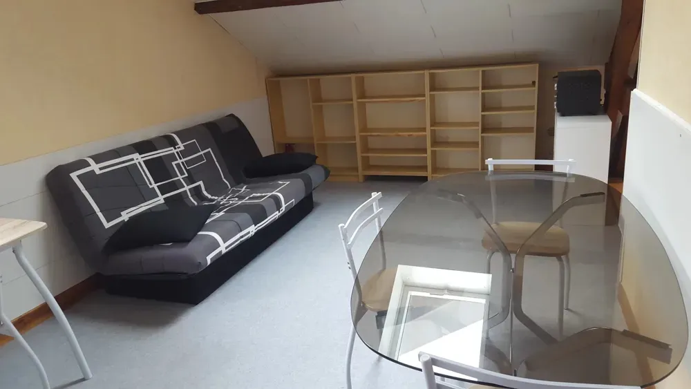 Séjour - Appartement 1 Pièce avec Climatisation à Toulouse