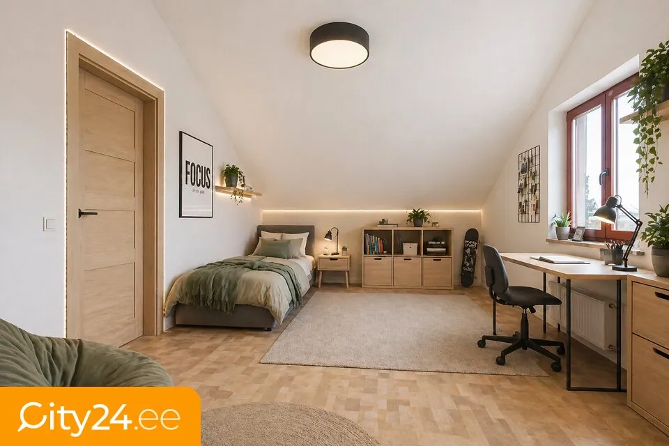 Bedrooms - Family House with Potential in Dobelnieki